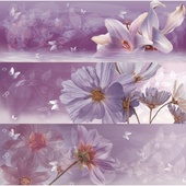 Decor Fiore Malva 20*60 см /3 плочки в комплект/