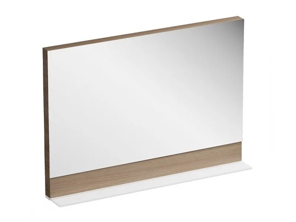 Елегантно огледало за баня Formy Walnut 80x70см
