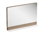 Елегантно огледало за баня Formy Walnut 80x70см