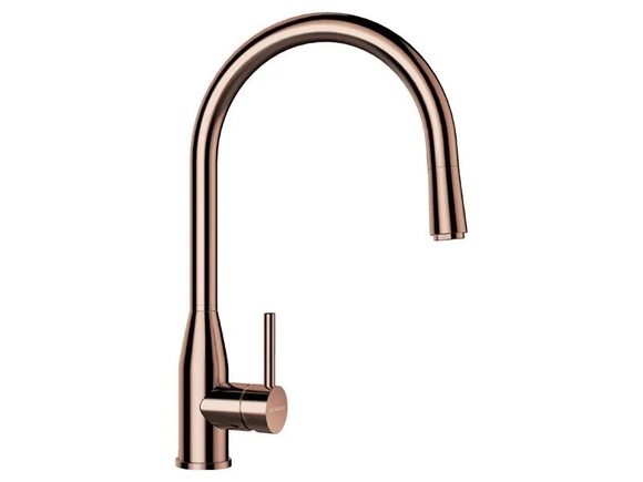 Луксозен смесител за кухня Kavus Copper Pullout