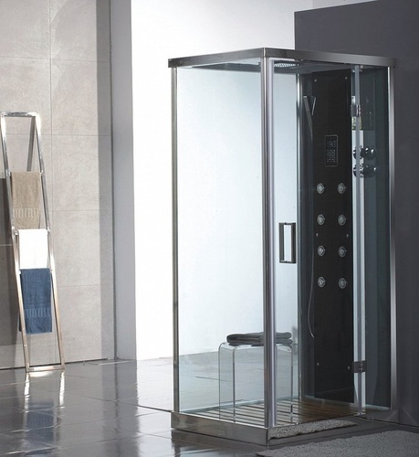 Душ кабина с парогенератор и хидромасаж Bacca P5003 - 90x70 см