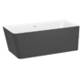 Ъглова вана Stonex White/Black