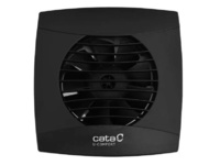 Черен безшумен вентилатор за баня Cata UC 10 STD Black