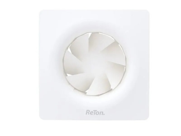 Бял вентилатор за баня Reton Silent