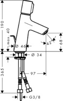 Батерия за мивка Talis Select S 80 (1)