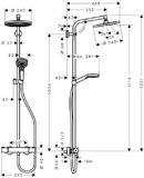 Душ система за баня Crometta E 240 (1)